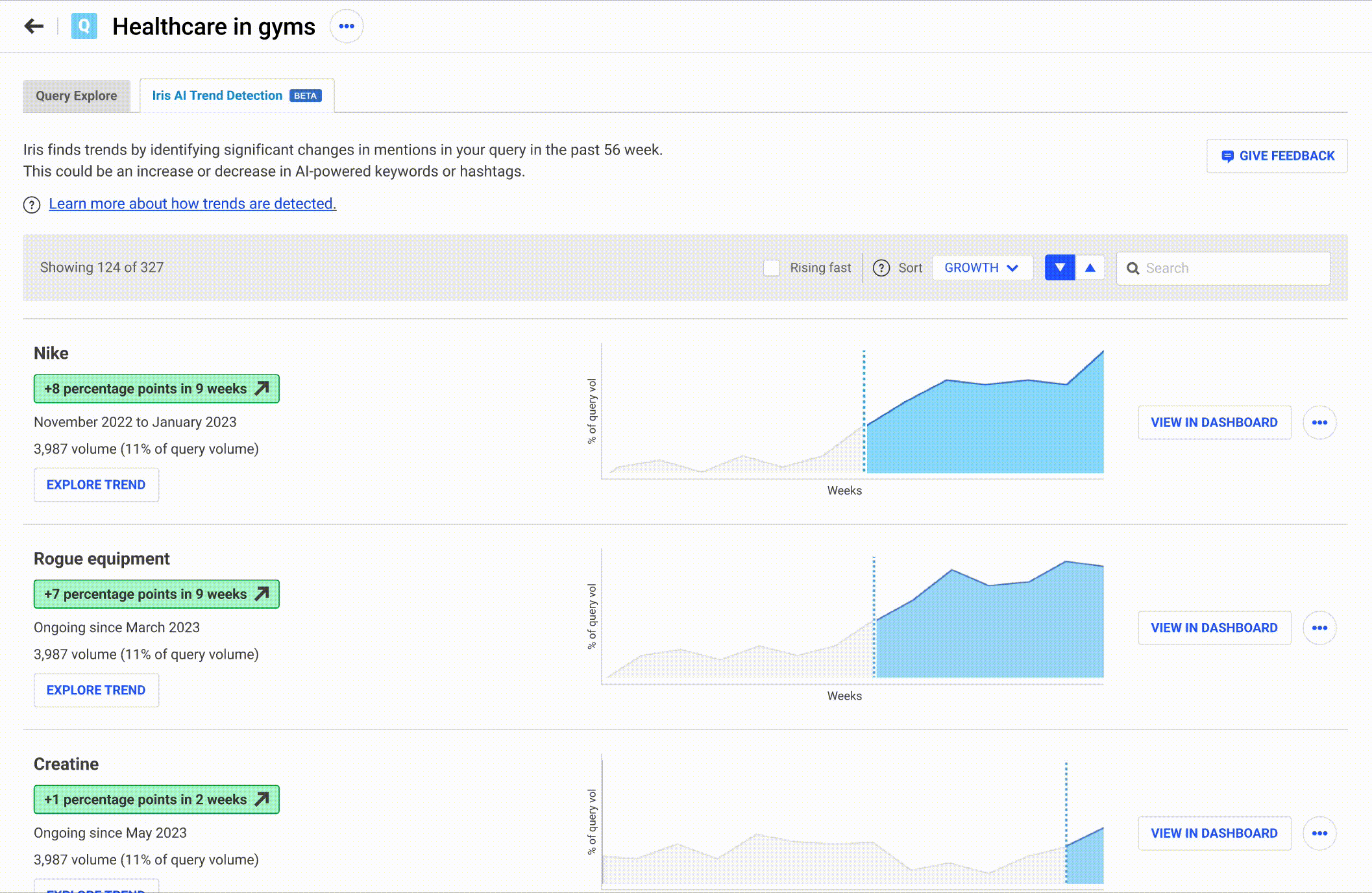 Trends prototype